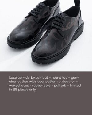 WILD – Leather Derby Combat Shoes (Limited Edition)
